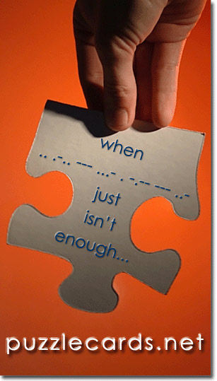 when .. .-.. --- ...- . -.-- --- ..- just isn't enough